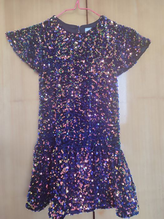 Сукня з паєтками, 7-8 р, 128 см, John Lewis