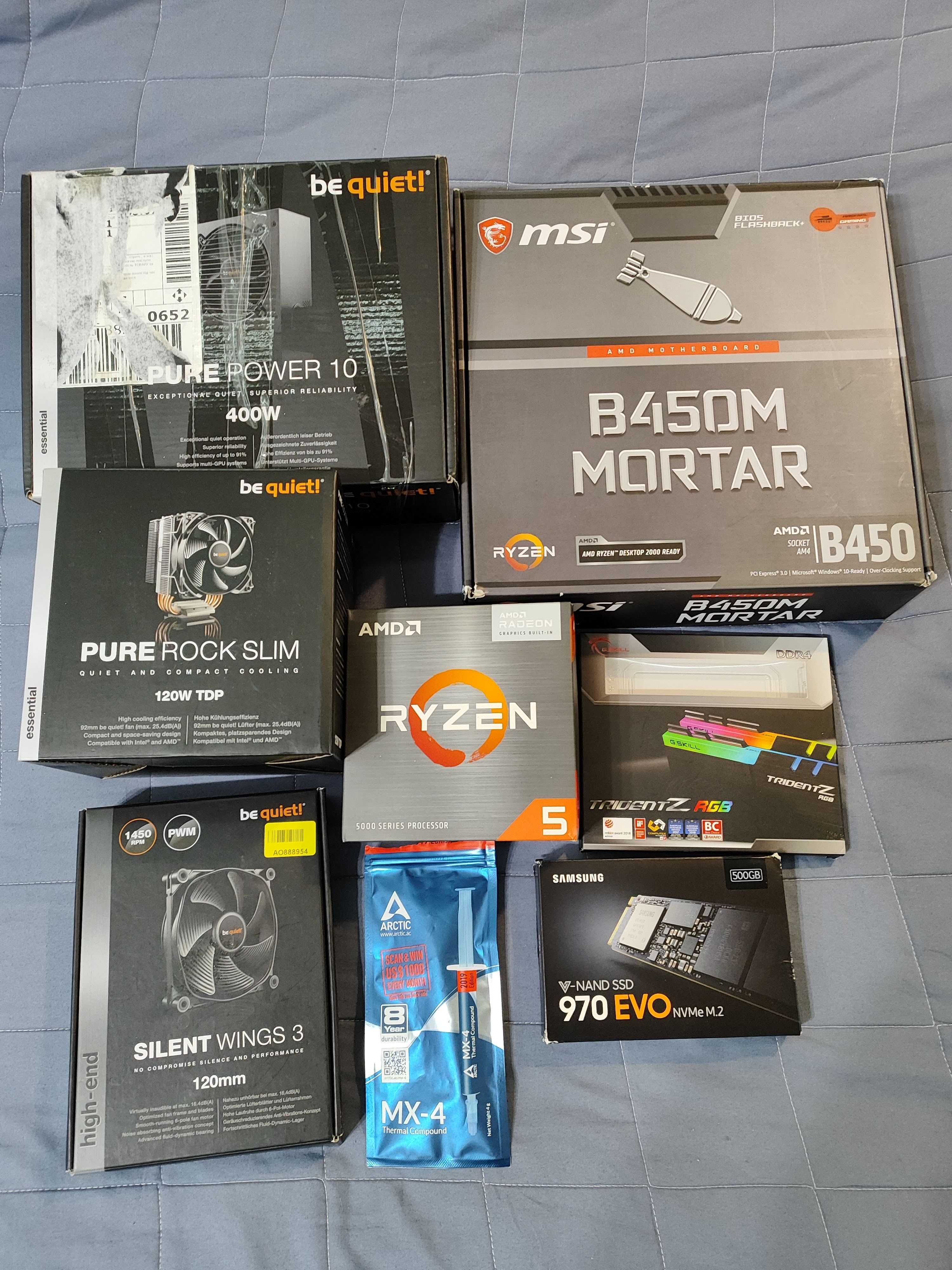 ПК (компьютер, системник) в сборе. Ryzen 5600G, 32GB память, 512Gb SSD