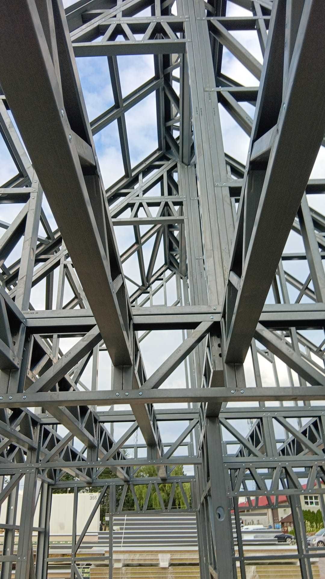 Domek 35m2 - konstrukcja stalowa szkieletowa