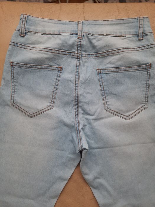 Calças de ganga clara