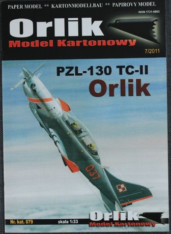 Model kartonowy PZL-130 TC-II Orlik