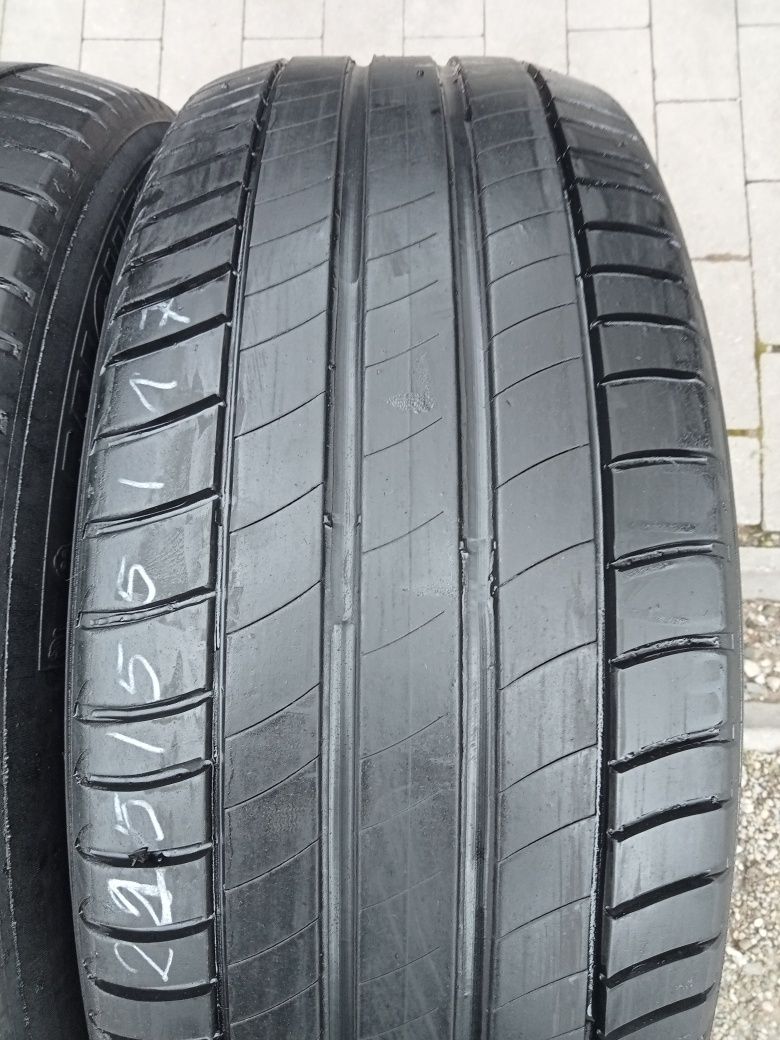 2x Opony Używane Letnie 215/55R17 Michelin