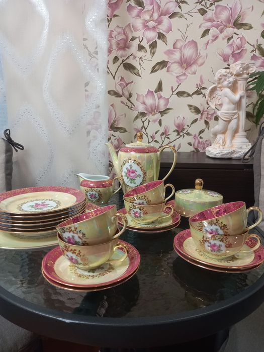 Сервіз антикваріат 60-х, FORTUNA  EISENBERG, GDR, новий, повний компле