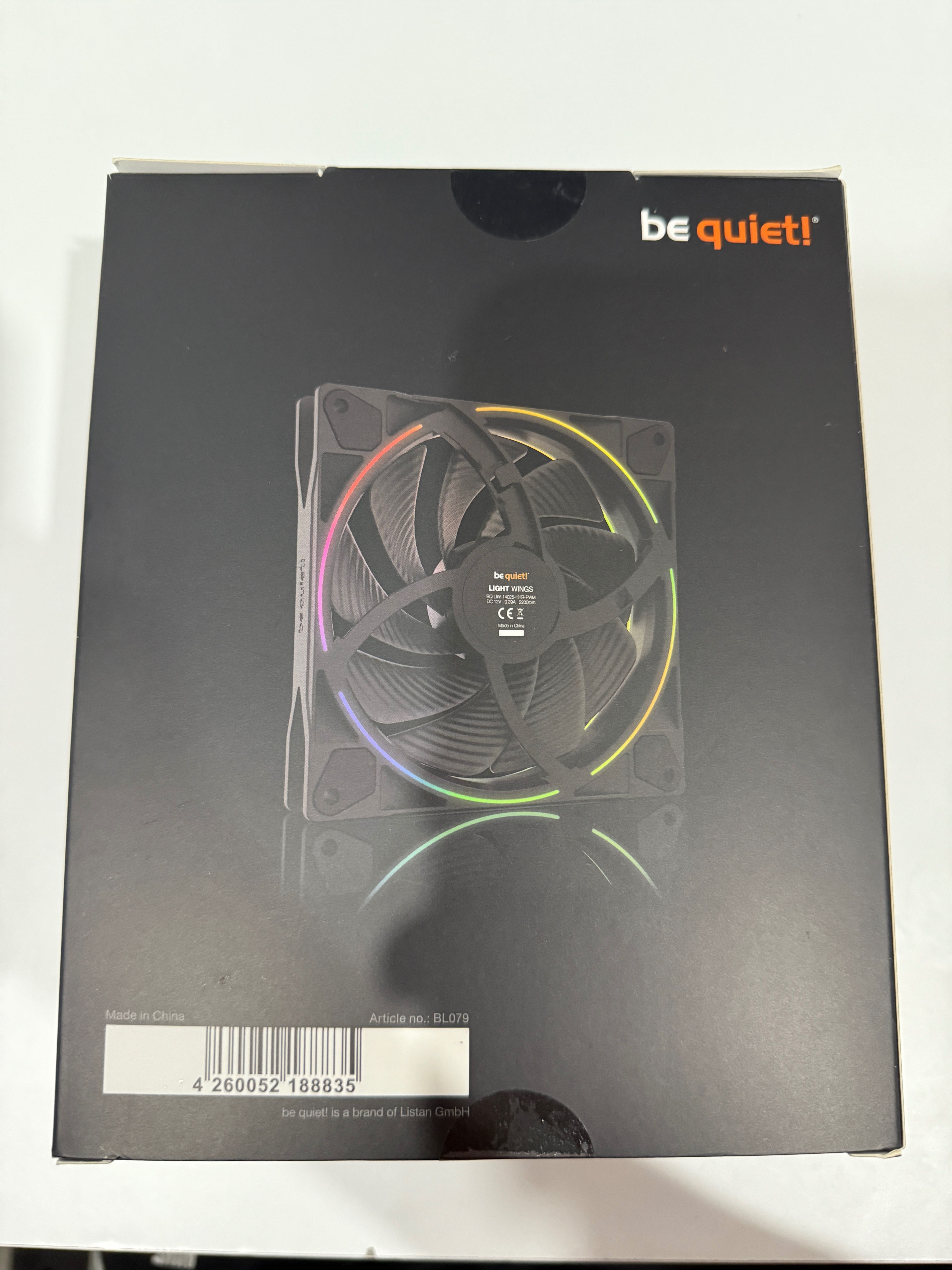 be quiet! Light Wings 140mm PWM high-speed 3-pack