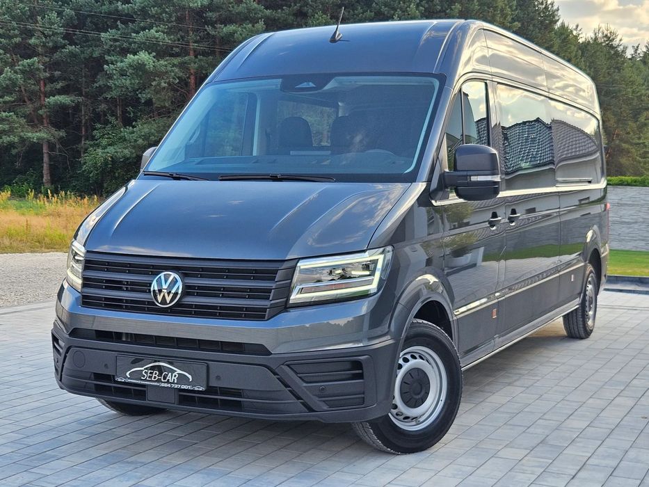 Volkswagen CRAFTER L4H3 NOWY Brygadowy FV23%  L4H3 Brygadowy Ledy 2x boczne drzwi SalonPL Nowy bez przebiegu od ręki