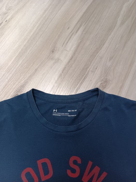 T-shirt bawełniany męski under armour project rock rozmiar m