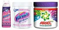 Zestaw ARIEL Odplamiacz Vanish Oxi 470, Action Ariel 500, Vanish 200