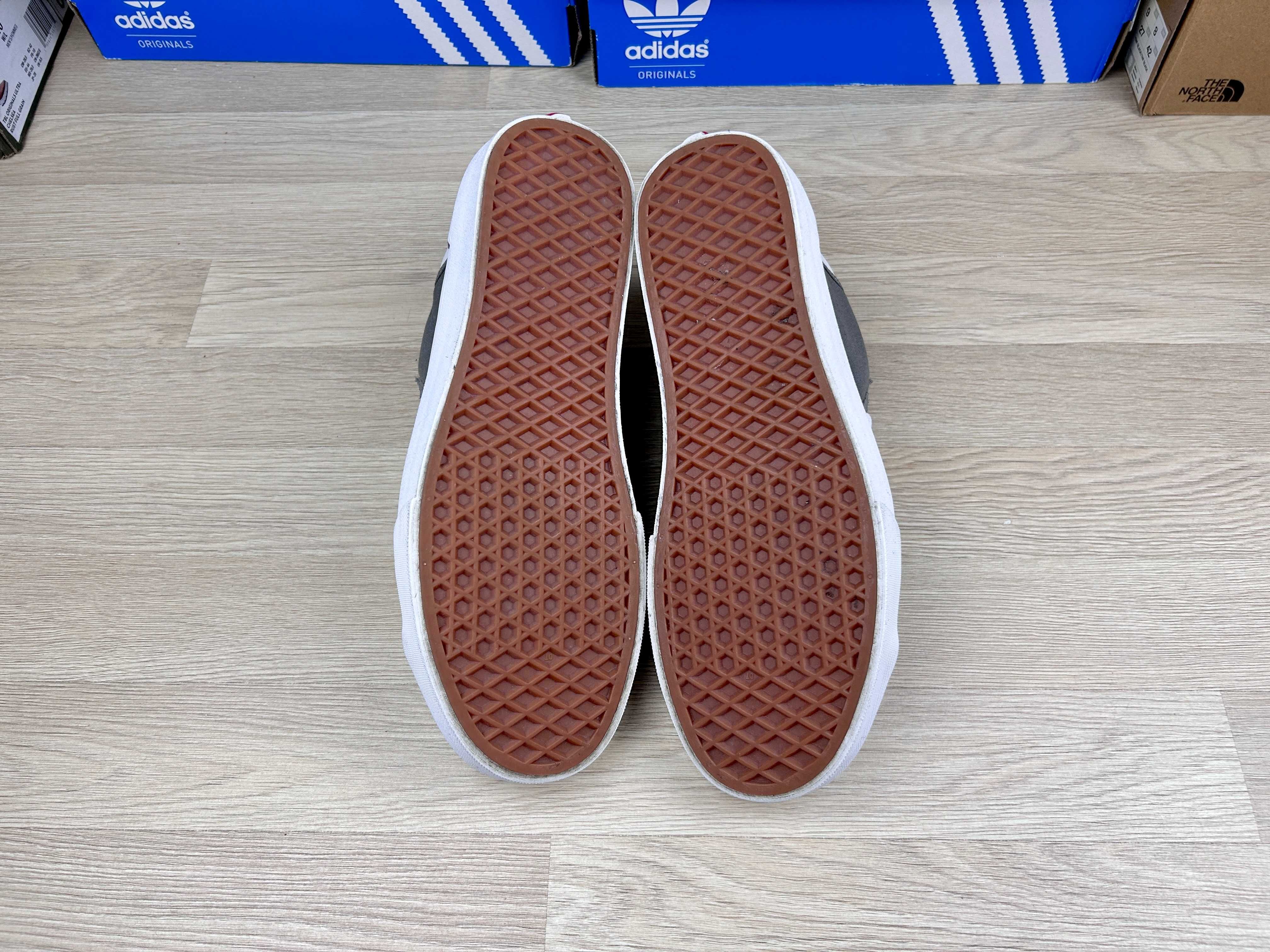 Кеды vans mid skool 37 серые замша 43