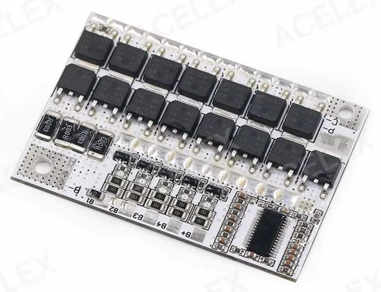 BMS Li-ion, LiFePo4 100A 5S,4S,3S плата захисту акб з балансиром