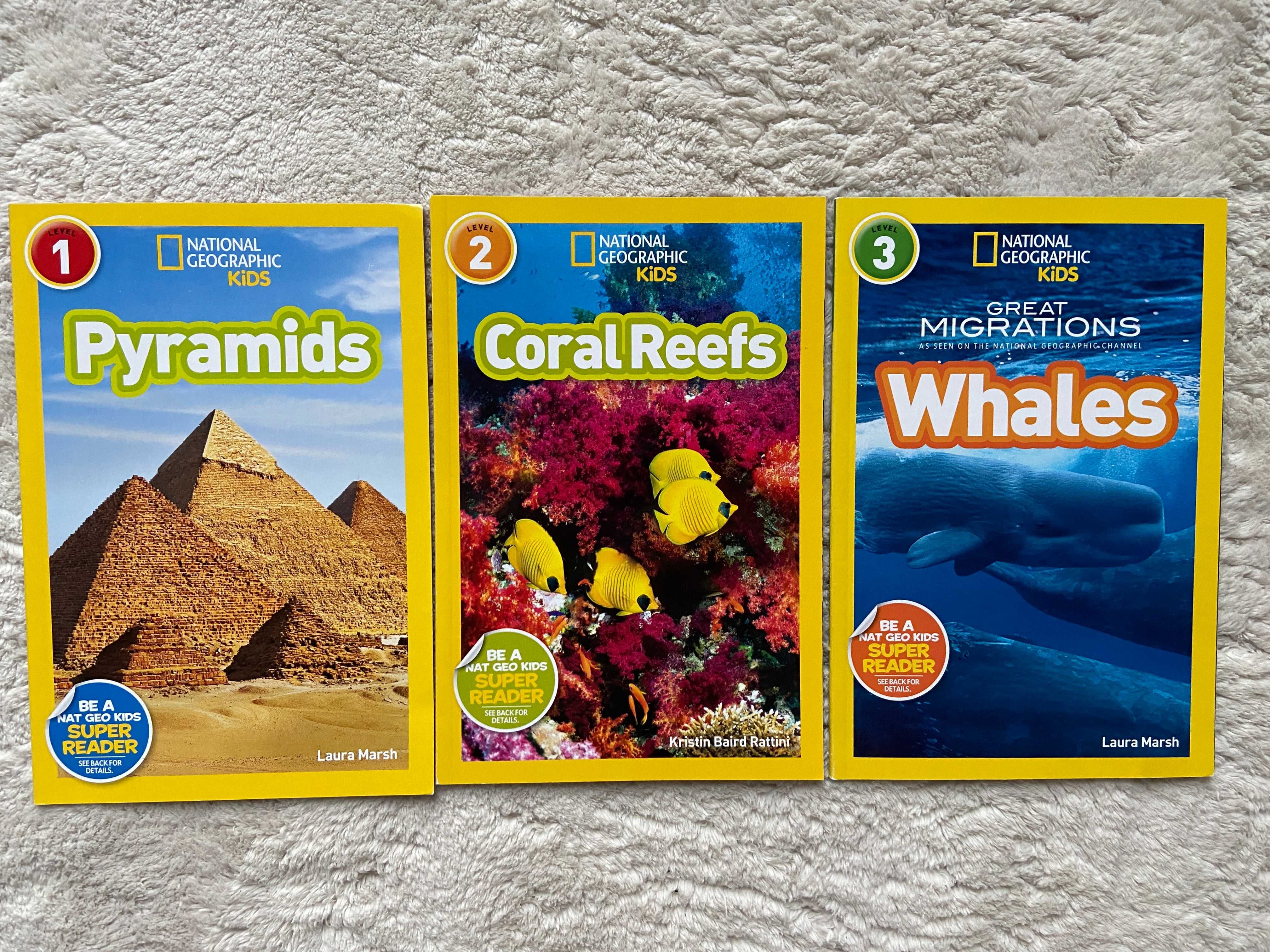 Seria 3 National Geographic Pyramids L1 Coral Reefs L2 Whales L3