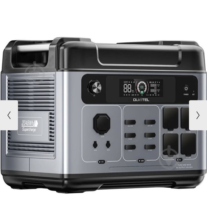 Зарядна станція Oukitel P2400E 2400 Вт (2048 Вт·год)