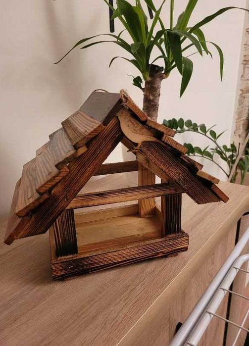 Karmnik dla ptaków budka dekoracja ogród taras dom