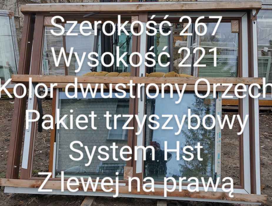 Drzwi przesuwne 300x225 zloty dąb antracyt slide ekskluzywne Full opcj