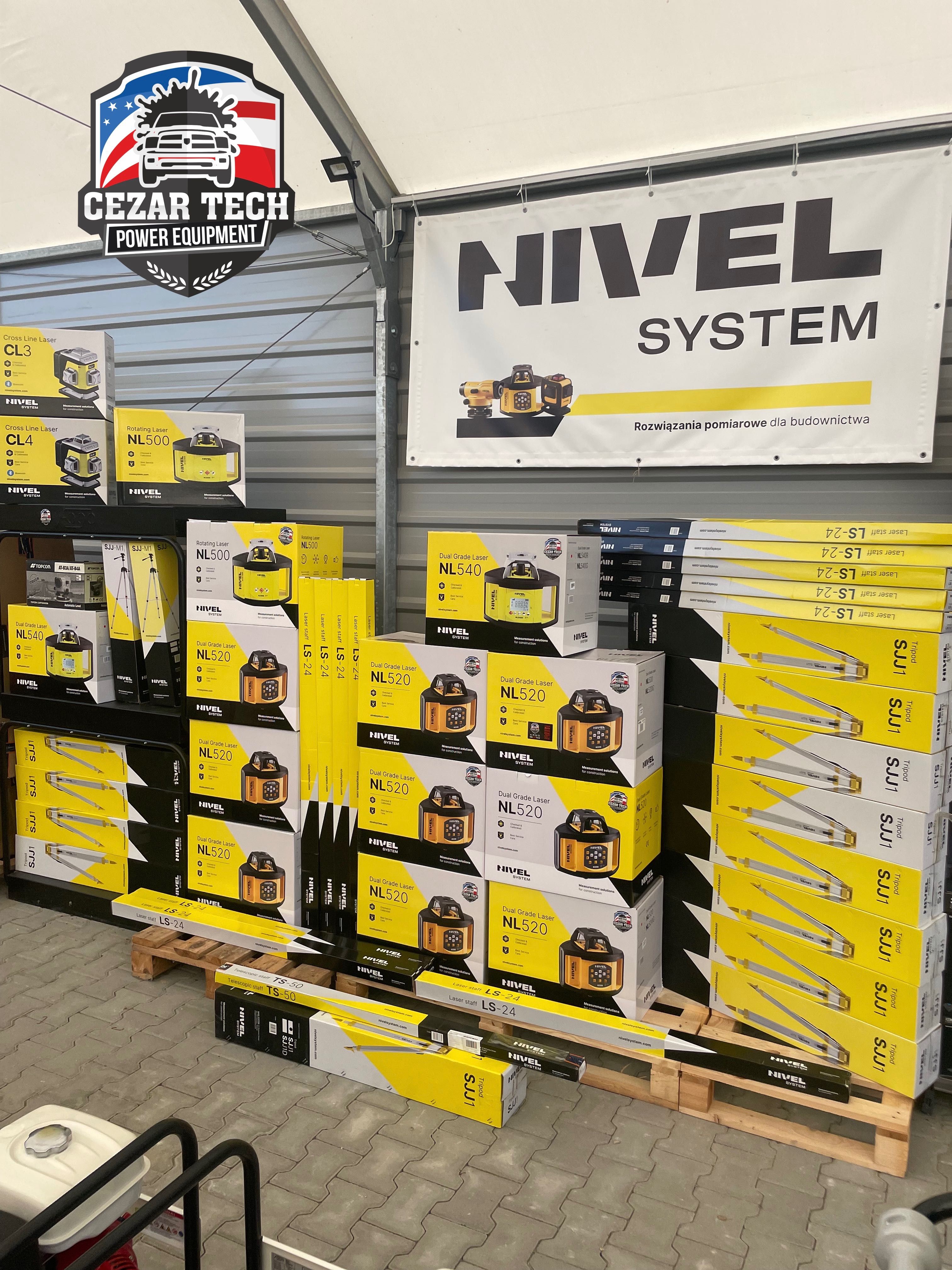 Niwelator laser. Nivel System NL520 DIGITAL RD700 Statyw,łata, nowy FV