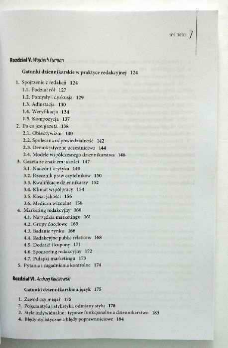 GATUNKI DZIENNIKARSKIE, teoria, praktyka, język, Wolny, Kaliszewski
