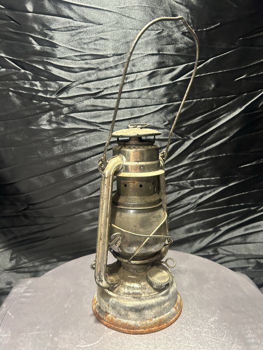 Lampa naftowa Feuerhand – West Germany – szkło Jena Glas