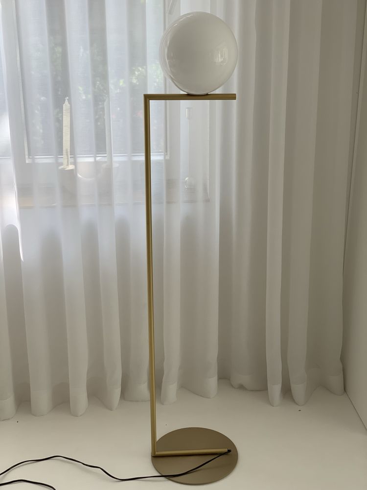 Lampa podłogowa Flos IC F1 135cm mosiężna