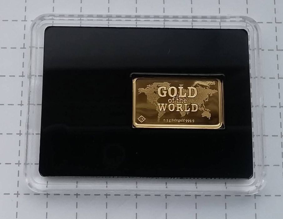 Золото Світу 2018 рік. Канада. ЗОЛОТО. ПРУФ. 999,9 проба - 0,5 грам.