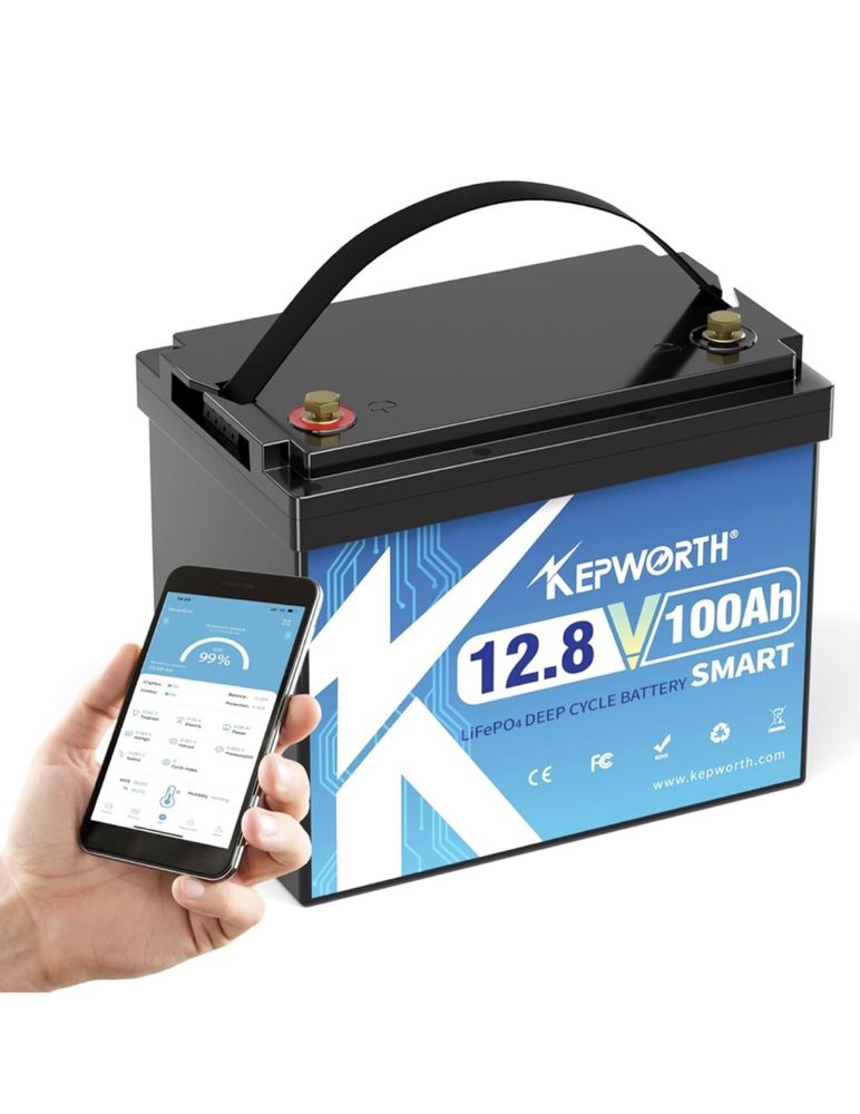 Акумулятор Kepworth 12v 100ah smart bms bluetooth