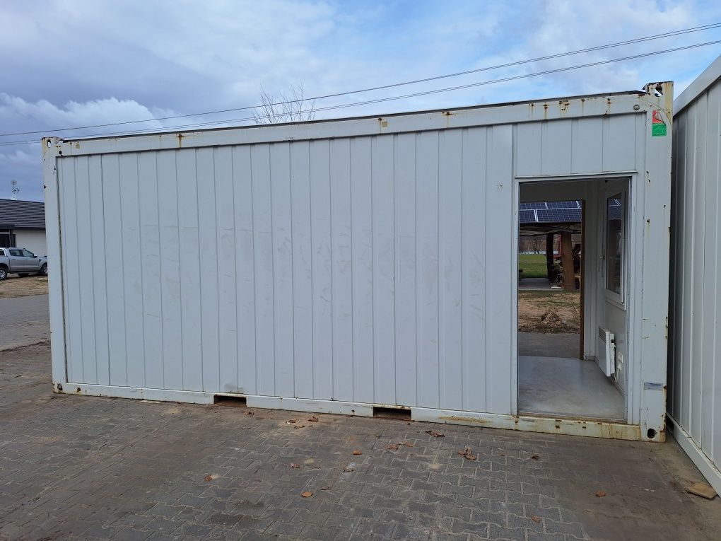 Kontener sanitarny budowlany socjalny Containex Prysznicowy 6x2.5m
