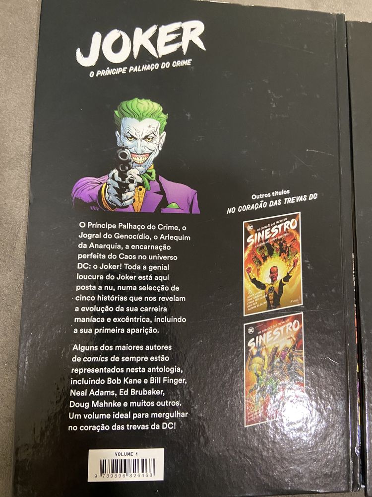 Coleção de banda desenhada- Joker; esquadrão suicida; Joker & Harley