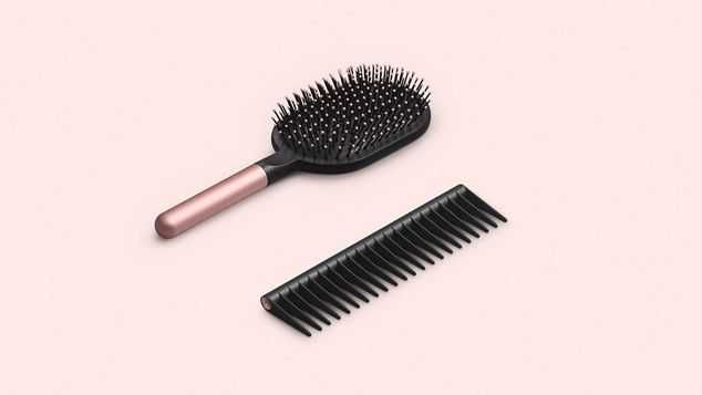 Набор расчёсок Dyson - designed Paddle brush Rose