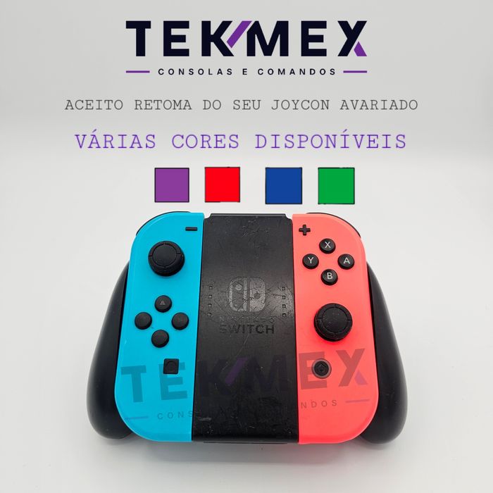 Nitendo joycon aceito retoma do seu avariado
