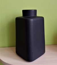 Wazon ceramiczny, czarny