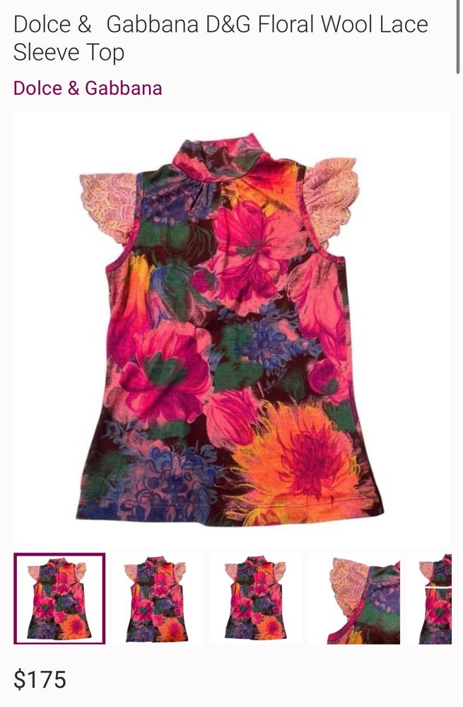 Top Dolce&Gabbana оригінал 100% вовна