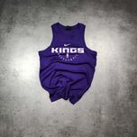 MĘSKA Koszulka Sportowa Koszykówka NBA Nike Kings Basketball Duże Logo