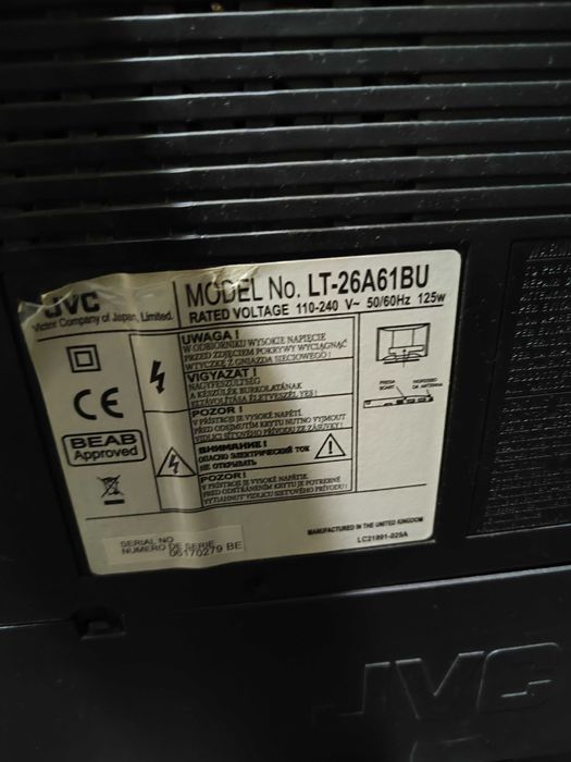 TVs LCD JVC e SAMSUNG