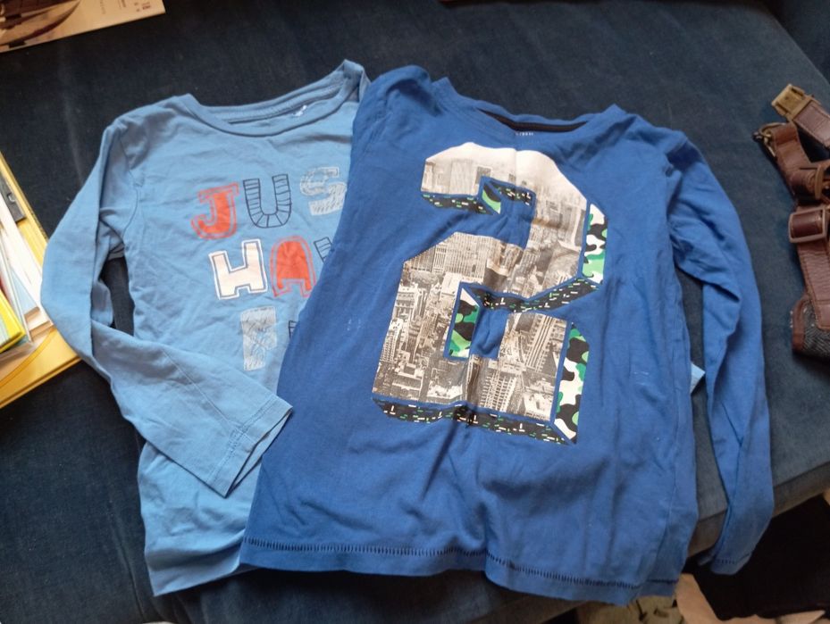 Zestaw dwóch bluzek z długim rękawem