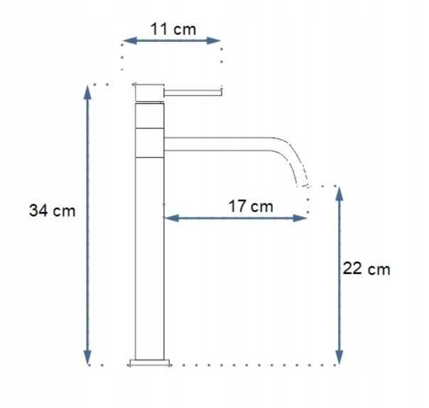 Szafka Łazienkowa z umywalką i baterią - 80x45x80cm Komoda Loft