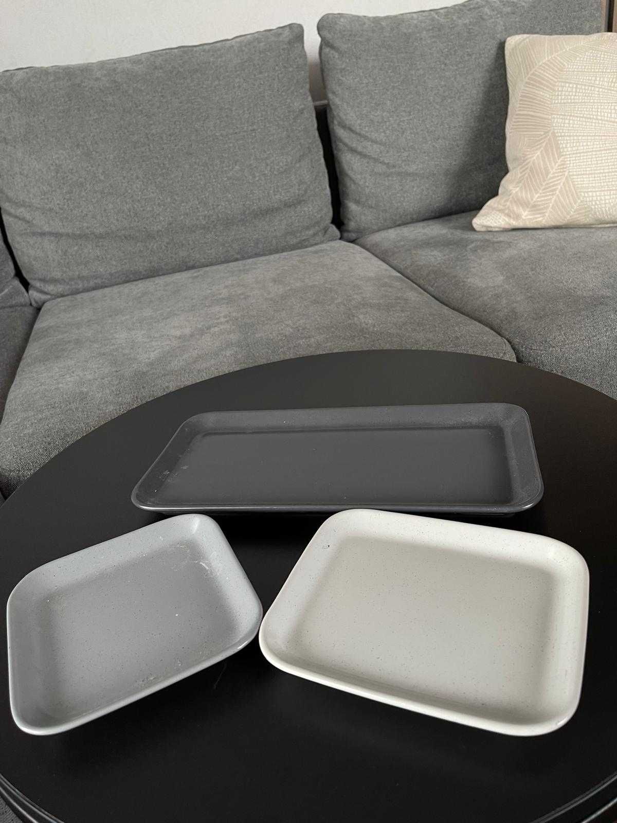 Zestaw ceramicznych tacek IKEA