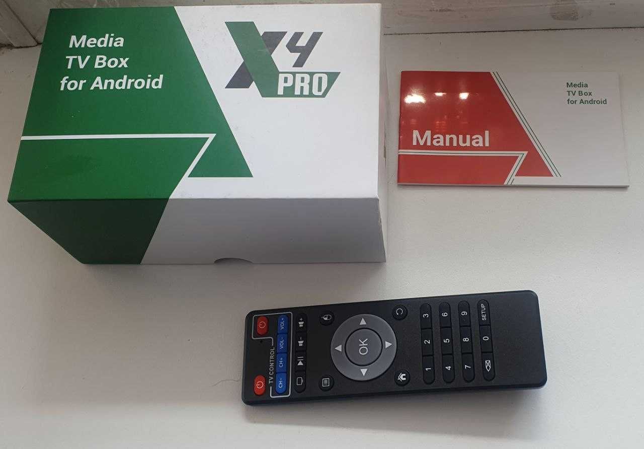 (TV приставка) Media TV Box for Android X4 Pro