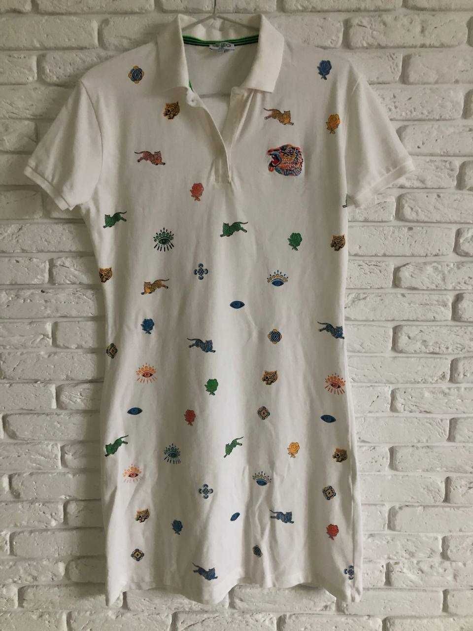 Kenzo White Tiger  original платье футболка сарафан