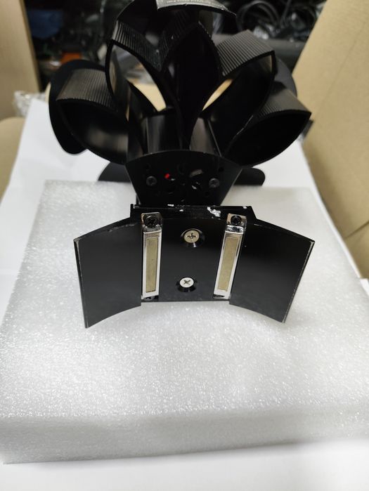 Вентилятор для каміна на димохід магнітний 5 лопатей новий