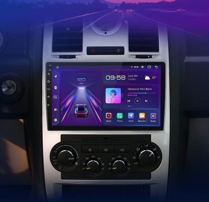 Radio nawigacja Chrysler 300C Aspen 2004 - 2008 Android CarPlay 4GB