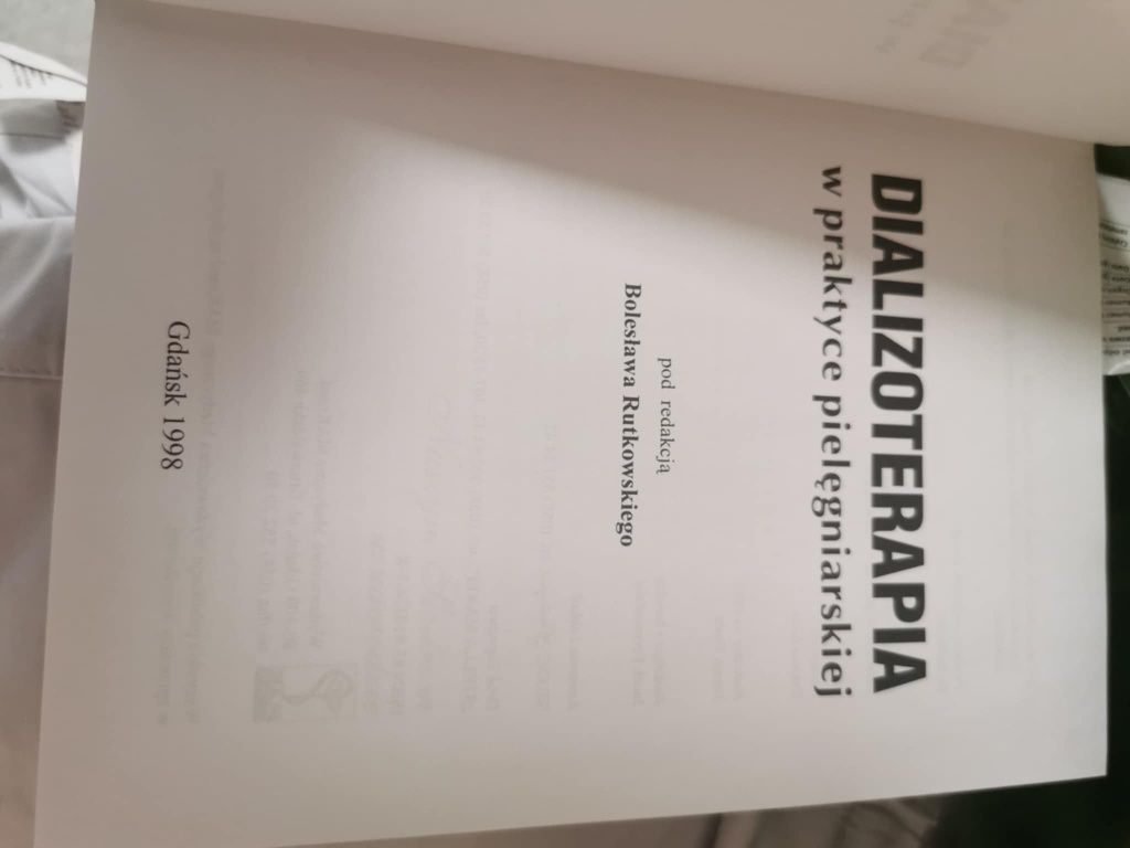 Dializoterapia w praktyce pielęgniarskiej