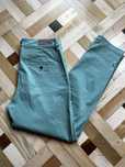 Eleganckie spodnie Hugo Boss męskie zielone chinosy