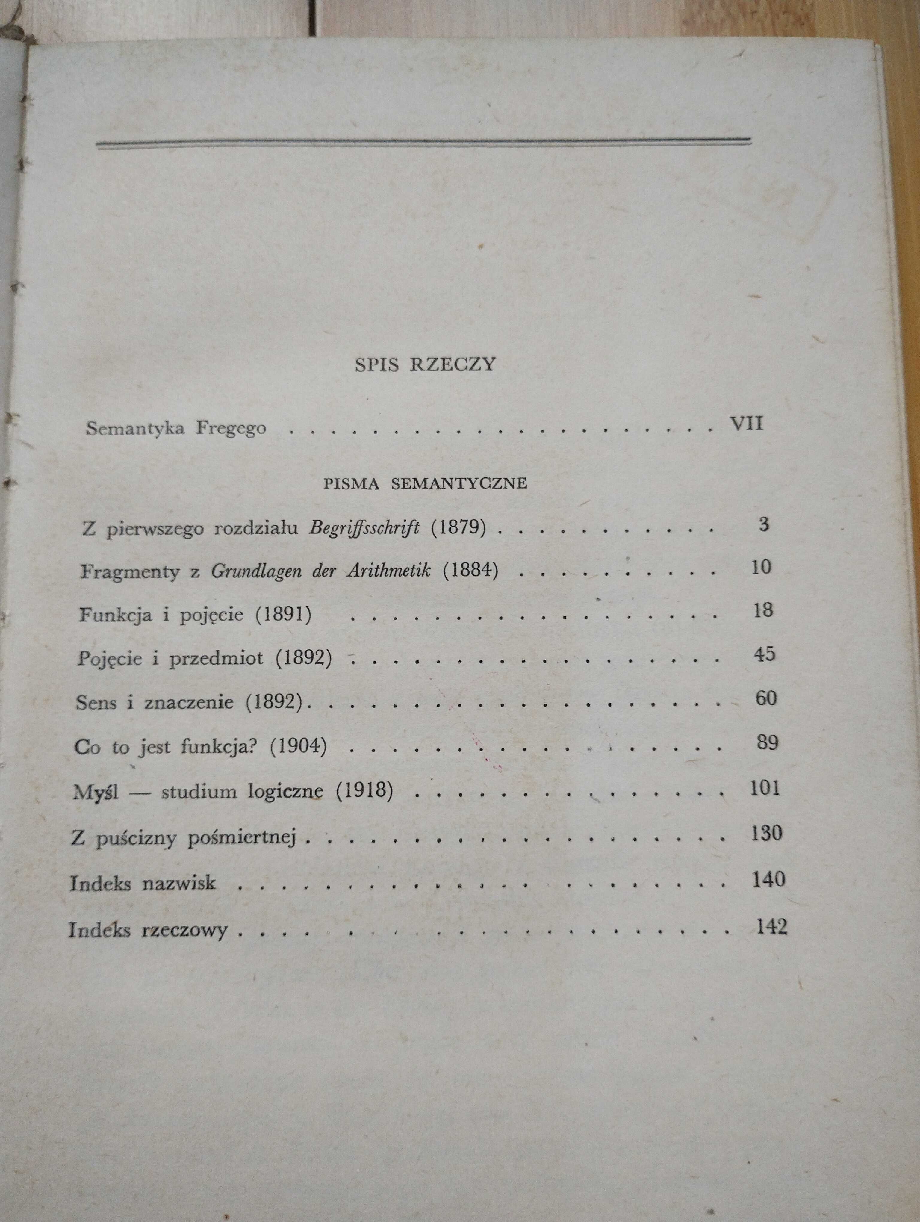 Gottlob Frege - Pisma semantyczne