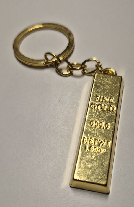 Zloty breloczek-Sztabka złota