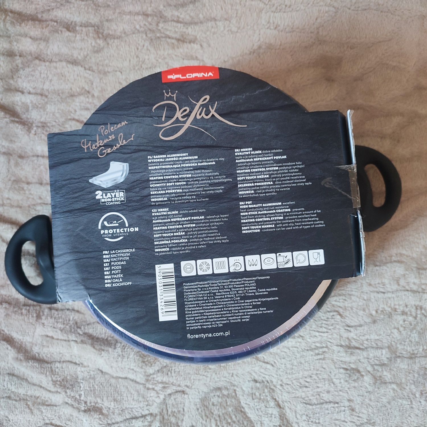 Garnek aluminiowy 4L 24cm