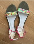 Celebrity skora zamsz 40 sandaly