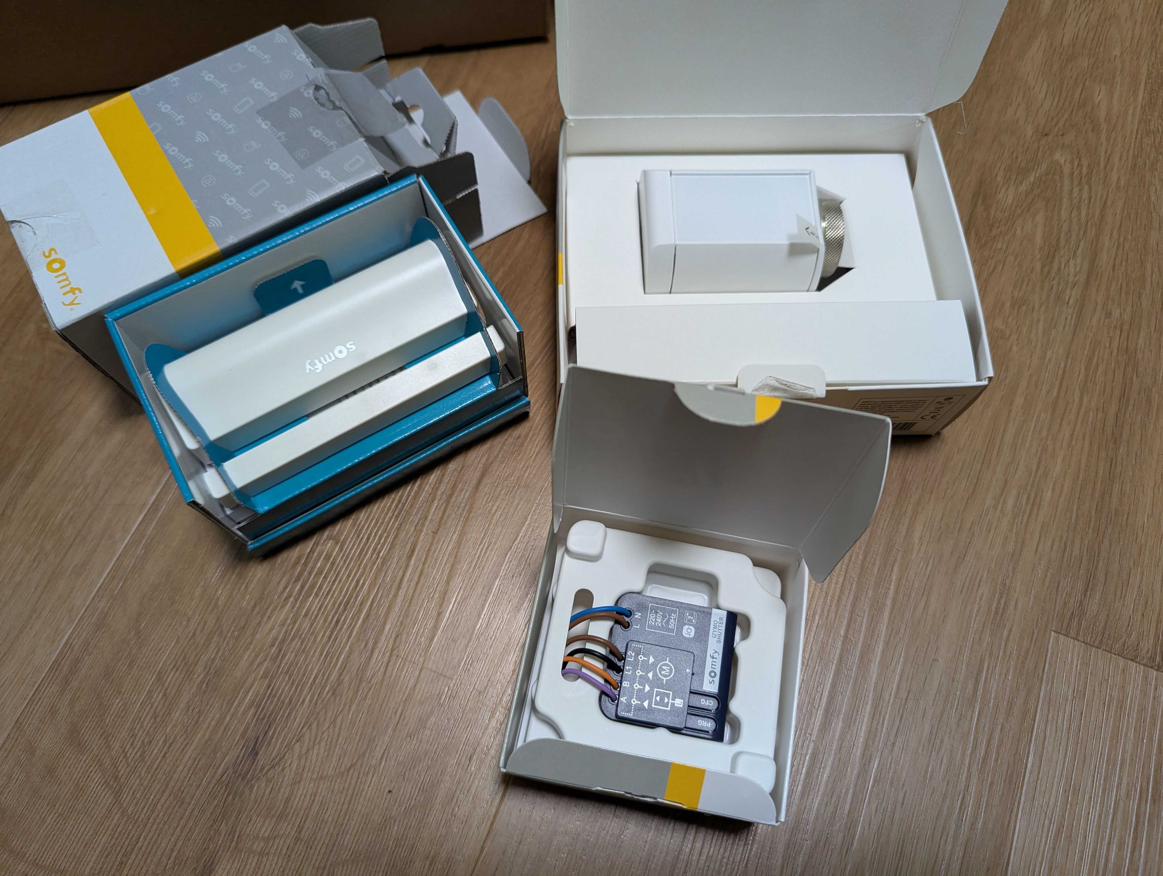 Smart Home Somfy Tahoma - zestaw termostat czujnik dymu okna