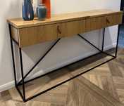 Komoda Witryna lite drewno loft design