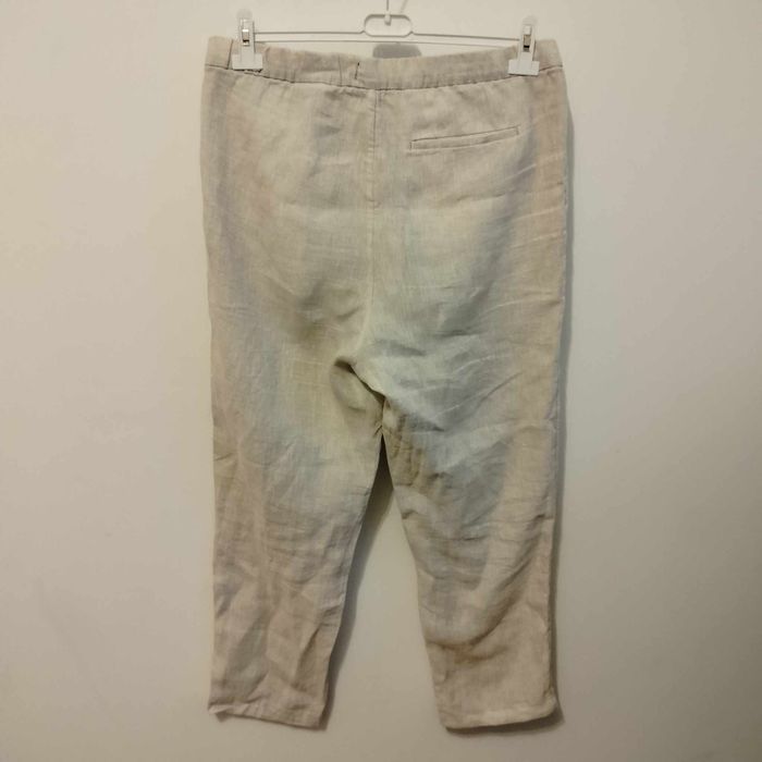 Lniane spodnie meskie