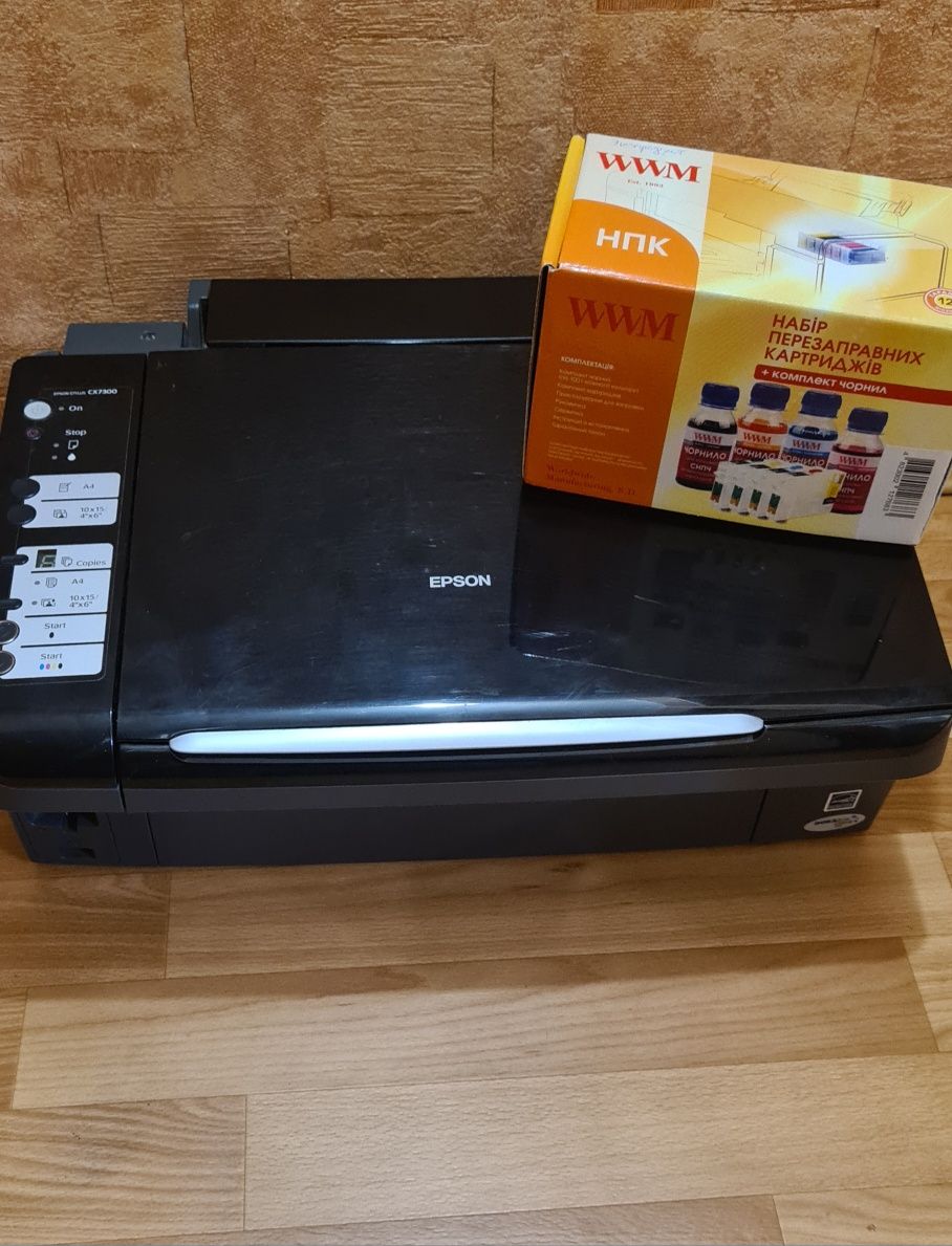 Epson CX7300 принтер/сканер/копир картриджи