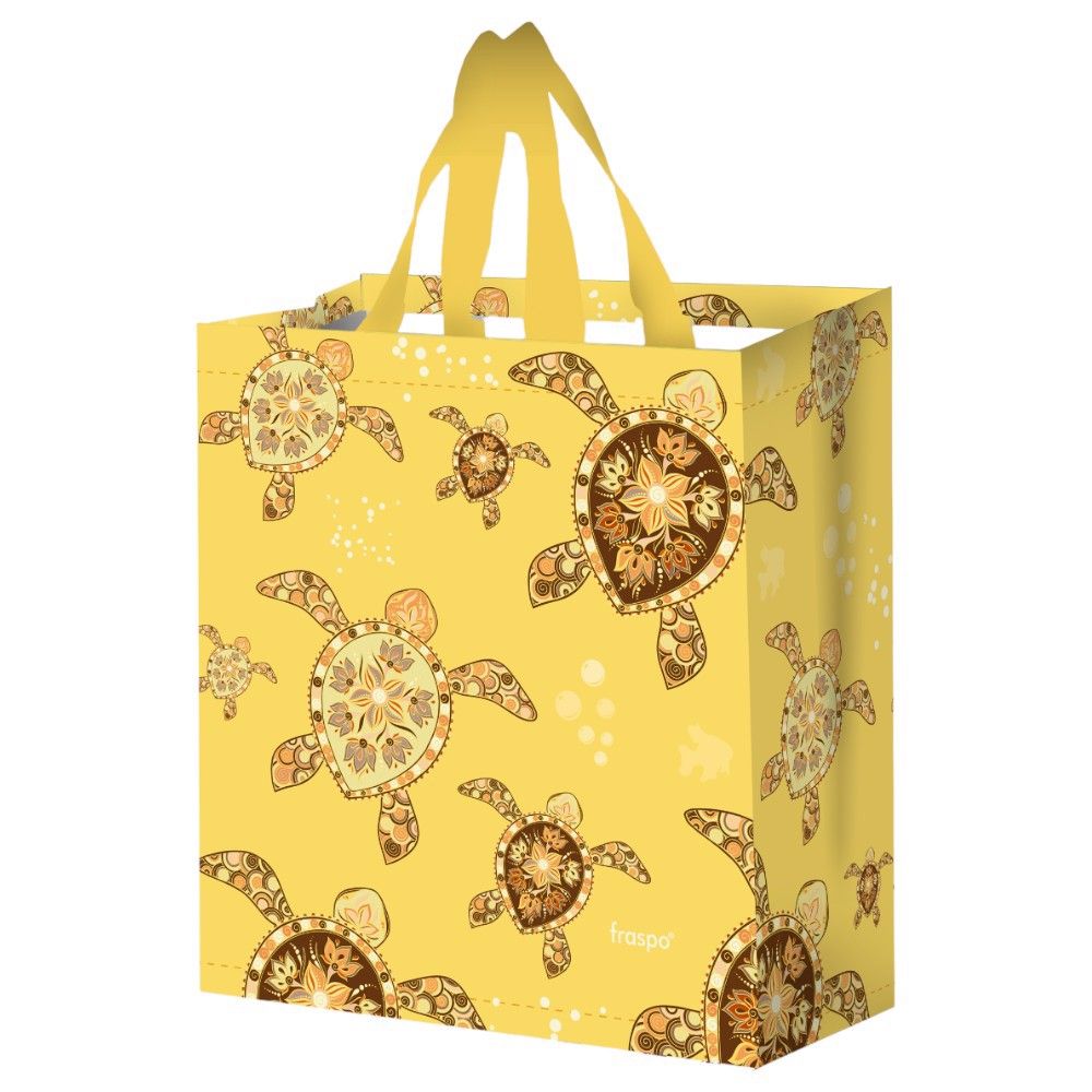 torba na zakupy 14l 30x14x33 żółwie żółta 1szt