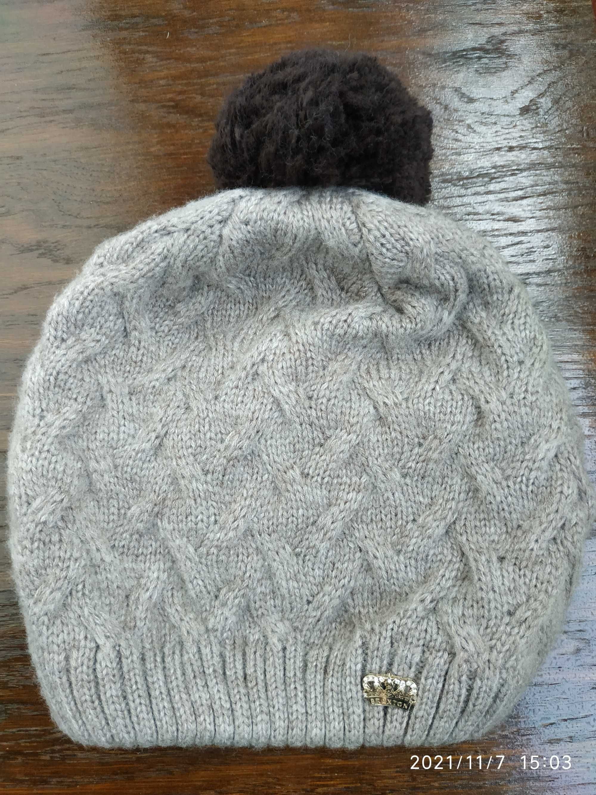 Зимний женский комплект «Стефани» (шапка и шарф)  БУ